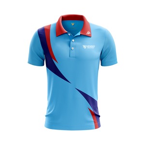 Polo deportivo sublimado-Control de humedad superior Transpirabilidad dinámica Estiramiento ultraligero Sublimación personalizada - Product Image 1