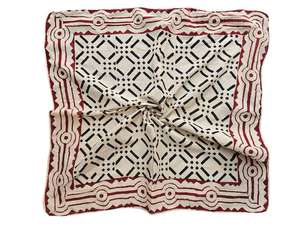 Bagru Dabu Impreso 100% Pañuelos de algodón para el cabello de las mujeres, Cubrir el cuello Ups Bandanas Logotipo personalizado Impreso Pañuelos cuadrados - Product Image 2