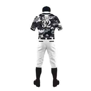 Ensemble d'uniformes de baseball par sublimation maillot et pantalon personnalisé nom de l'équipe numéro logo en vrac vente en gros prêt - Product Image 2