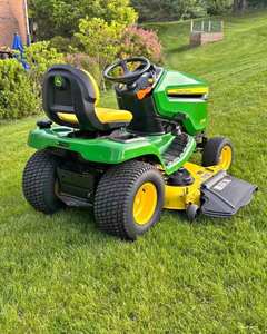 Motor de gasolina de 2 tiempos de grado industrial de buena calidad para tractor cortacésped John Deere con control remoto - Product Image 2