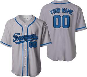 Vente en gros d'uniformes de baseball brodés personnalisés vêtements d'équipe sportive pour hommes uniformes de baseball et de softball de haute qualité - Product Image 3