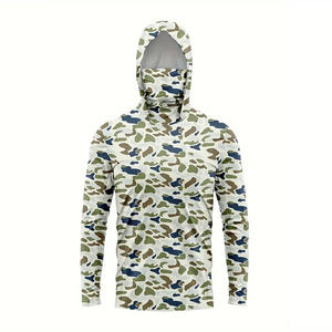 Camisa de Pesca con Capucha y Protección UV Personalizada para Hombre, Manga Larga, Transpirable, Ligera, para Exteriores, con Logotipo, Unisex, OME - Product Image 6