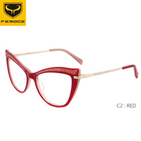 FEROCE Lady Acetato Fabricante Óptico Venta al por mayor Monturas de anteojos Alta calidad Nuevo Diseño de anteojos Gafas