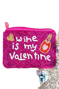 Handmade Beaded Coin Purse Square Shape High Quality <b>Cute</b> Boho Style Summer Canvas Zipper <b>Wallets</b> Pouches Clutches Valentine's - Product Image 2