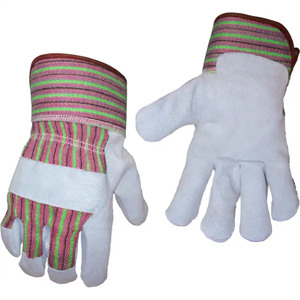 Gants de travail en cuir de vachette confortables de qualité supérieure Gants de gréement de sécurité industrielle avec soudage de Protection des mains en cuir de vachette fendu - Product Image 5