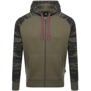 เสื้อฮู้ดแฟชั่นผู้ชายทรงสลิมลำลองสำหรับฤดูหนาว ผ้าฝ้ายผสมโพลีเอสเตอร์แบบฟลีซ สกรีนลายตามสั่ง - Product Image 2