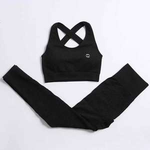 Nuevo Conjunto Deportivo de Yoga de Manga Larga para Mujer, Talla Grande, Transpirable, Sin Costuras, a la Moda, Informal - Product Image 4