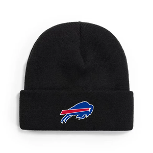 Gorro de punto de calavera cálido de invierno con logotipo personalizado de alta calidad con gorro bordado de puño largo, venta al por mayor de fabricante - Product Image 2