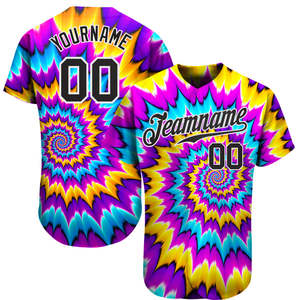 เสื้อเบสบอลพิมพ์ลายซับลิเมชันสำหรับไปโรงเรียนเสื้อเย็บของแท้แห้งเร็วระบายอากาศได้ดี - Product Image 4