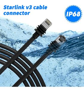 Extensión Ethernet <span class=keywords><strong>de</strong></span> <span class=keywords><strong>15</strong></span> <span class=keywords><strong>metros</strong></span> CAT8 Starlink Gen 3 <span class=keywords><strong>de</strong></span> grado Empresarial | Conectividad Gigabit confiable <span class=keywords><strong>de</strong></span> suministro <span class=keywords><strong>de</strong></span> alto volumen - Product Image 2