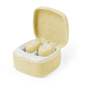 Auricolari in Fibra di Grano Oriley, Gadget USB Promozionale Sostenibile - Product Image 1