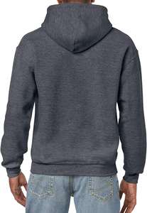 เสื้อนอกมีฮู้ดผ้าคอตตอนผ้าฟลีซผ้าเทอร์รี่ย้อมสีล้วนดีไซน์ลายทางสำหรับผู้ชายในฤดูหนาว - Product Image 2