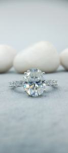 Anillo de Moda para Mujer con Diamante Solitario de 1ct Cultivado en Laboratorio, Corte Brillante, Chapado en Oro Amarillo de 18k Certificado - Product Image 2