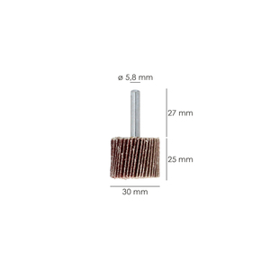 Disco Abrasivo Grana 40 Misura O/ 30 x 25 mm. - Product Image 2