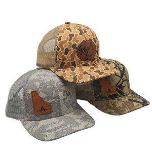 Logotipo de parche de goma personalizado Nylon Poliéster Gorra de béisbol personalizada Corte por láser-Gorra de camionero con panel de malla - Product Image 4