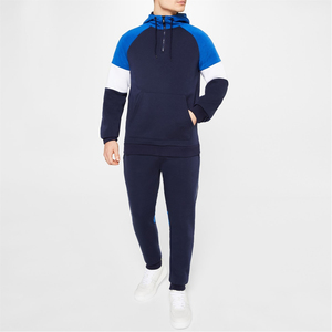 Chándal de poliéster para hombre, chándal personalizado, conjunto de Jogger, Etiqueta Privada, chándal en blanco, chándal para correr, conjunto de pantalones de chándal y sudadera con capucha para hombre - Product Image 3