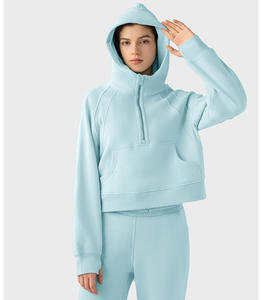 Sweat-shirt à capuche unisexe pour le sport et la gym, crop top, impression personnalisée, logo, technique tie-dye, lavage à l'acide, logo frontal, sublimation, streetwear - Product Image 3