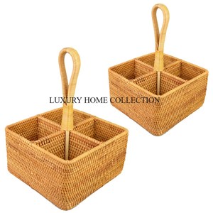 Paniers en rotin durables et durables pour le rangement à la maison avec un design élégant et écologique pour chaque pièce de la maison - Product Image 3