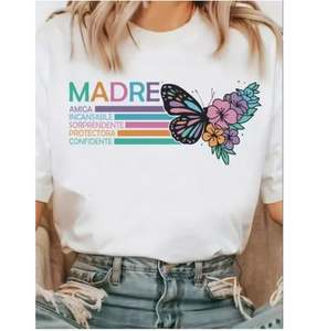 T-shirts pour femmes en coton 100% de haute qualité, impression personnalisée, manches courtes, coton lourd 240g, chemise pour femmes - Product Image 3