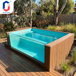 Piscina Elevada para Exteriores, Piscina de Fibra de Vidrio para Patio Trasero, Piscina Prefabricada con Sistema de Bomba y Filtro - Product Image 6