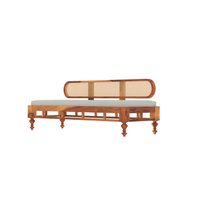 Ensemble de canapé d'angle en bois de sheesham massif de luxe moderne personnalisé avec rangement pour salon villa entrepôt Meubles de haute qualité