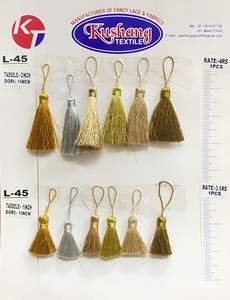 Nixun GH-159, longueur 28 cm, glands à coudre à double tête, 100% polyester, colorés, pour vêtements, robes, rideaux, fenêtres, DIY - Product Image 5