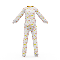 Pyjamas personnalisés en polyester pour femmes, confortables, imprimés floraux, vêtements de nuit avec lettres graphiques, tenues personnalisées été, automne, printemps