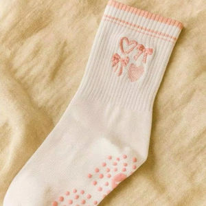 Calcetines Deportivos Antideslizantes con Agarre en el Empeine, de Algodón Elástico, Transpirables, Cómodos, para Yoga, Pilates, Fitness, Ejercicio en Interiores - Product Image 2