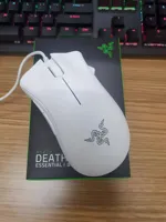 Compatible con DeathAdder Essential Design RGB, Ratón para Juegos con Cable, 6400 DPI, Ergonómico, Óptico, 5 Botones, para PC y Portátil