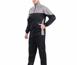 Conjunto de chándal ajustado con diseño de su propio logotipo de alta calidad para hombres, precio barato 2025, chándales de tendencia superior para hombres, transpirables - Product Image 5