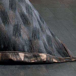 Ensemble de couvre-lit Guzide CAPRICE 4 pièces gris anthracite 100% chenille, taille king, pour usage domestique, fabriqué en Turquie - Product Image 6