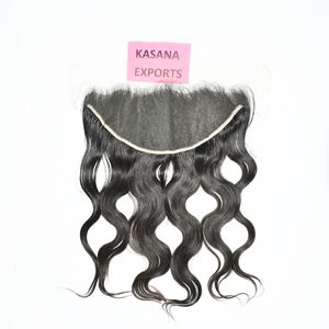 Cheveux humains 13*6 HD Frontal, couleur naturelle, 100% cheveux indiens bruts, cuticules alignées, tissage double trame à la machine - Product Image 3