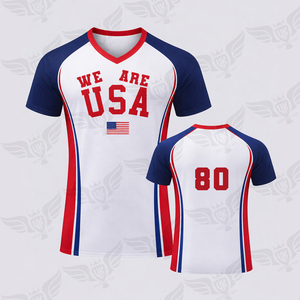 Maillot de football personnalisé Coupe du monde 2026, dernier design, 100% polyester, fans de football américains, nouveau style, qualité professionnelle supérieure - Product Image 4