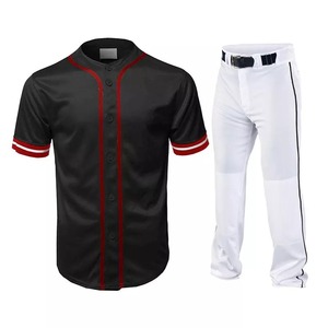 High Quality Custom Heat-Transfer 100% Polyester Baseball Jerseys Pants Wholesale Sports Wear Uniform OEM ODM Team Apparel Quick - Product Image 3