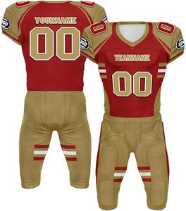 Venta al por mayor de alta calidad de diseño personalizado desgaste de fútbol americano uniformes de fútbol americano sublimación camisetas de fútbol americano - Product Image 4