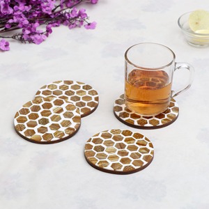 Mosaic MOP incrustation caboteur café bar à cocktails approvisionnement en gros sous-verres en nacre - Product Image 6