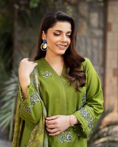 WS ชุดเดรสปากีสถานผ้าปากีสถานวิสคอสสวยใหม่ล่าสุด-ไม่ใช่สินค้าขายดี-1065 - Product Image 3