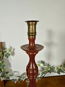 Bougeoir en bois fait à la main de qualité supérieure Supports en bois décoratifs pour centres de table disponibles à bon prix - Product Image 2