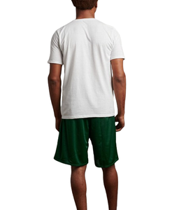 Custom Men's Mesh Shorts Solid Heat-<b>Transfer</b> Printing Breathable Quick Dry 5 Inch Inseam Gym Shorts - Product Image 2