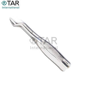 Forceps d'extraction dentaire de haute qualité Motif américain Dents prémolaires antérieures supérieures Instruments médicaux chirurgicaux en acier inoxydable - Product Image 6