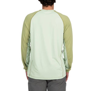 OEM T-shirt à manches longues raglan pour hommes de haute qualité, respirant, durable, Slim Fitness, Logo personnalisé, coton fabriqué sur mesure - Product Image 4