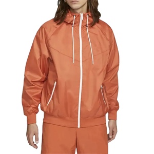 Unisex Lightweight Nylon Windbreaker Fitness <b>Jacket</b> with Hood Zipper Printed Casual Outdoor <b>Summer</b> Wear Short Set for <b>Men</b> 2027 - Product Image 3