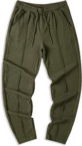 Women's Casual Slim Fit Tapered High-Waisted Breathable Quick-Dry Reversible Yoga <b>Leggings</b> <b>Pockets</b> Lightweight Stretch Ribbed - Product Image 3