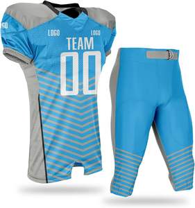 Uniforme d'équipe de football américain sur mesure, maillot de football court personnalisable, design personnalisable, tissu durable pour club/école supérieure/liga - Product Image 1