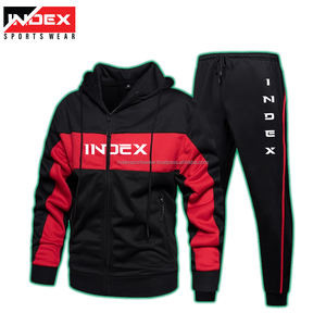 Conjuntos de ropa deportiva informal para hombre, de 2 piezas sudadera con cremallera de invierno y pantalones de chándal, chándal de primavera y otoño - Product Image 4