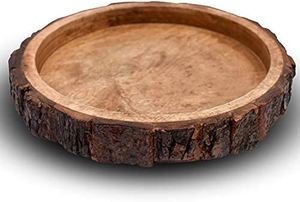 Bol à pâte à bougie de luxe pour lustre rouillé maison hôtel et mariages décoratif couleur marron bols à pâte en bois en forme personnalisée - Product Image 2