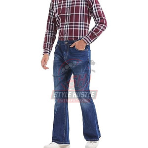 Pantalones de hombre de marca privada, pantalones de hombre de color sólido con bolsillos laterales, pantalones de hombre en oferta. - Product Image 2