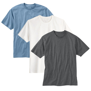 Logo personnalisé de l'usine de vêtements du Vietnam Vinh Hung T-shirts décontractés pour hommes Spandex en coton respirant avec prix de gros de couleur unie - Product Image 4