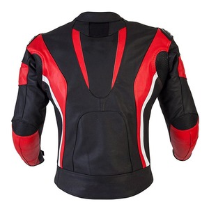 Dernier style de veste de moto de course de moto en cuir véritable de sport veste de moto de haute qualité - Product Image 2