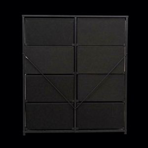 Hua Cheng Dresser 8 Drawers Modern Freestanding Storage Bedroom Furniture MDF Panel Pine Stainless Steel - Product Image 2